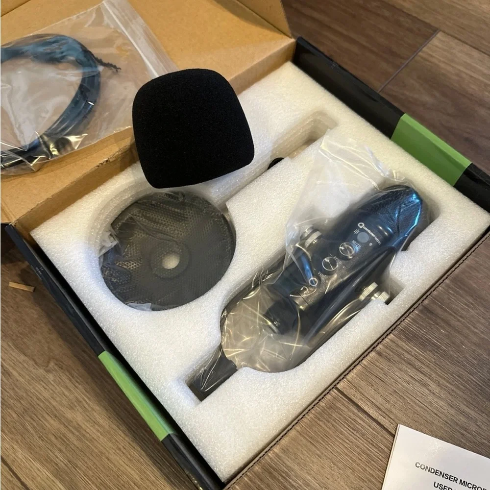 Professional Condenser Microphone - Black